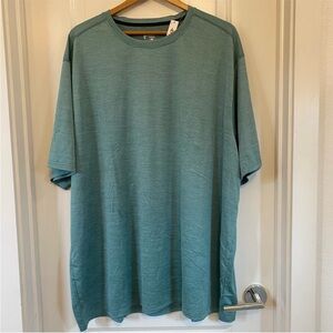 NWT Liberty Pro Athletic train lift Short Sleeve Heather teal Tee, size 4x